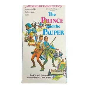 The Prince and the Pauper VHS Jeffrey C Hogue Presents 1987 Classic Kids Vintage
